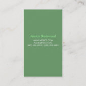 Carte De Visite Service de nettoyage à domicile (Dos)