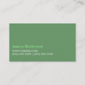 Carte De Visite Service de nettoyage à domicile (Dos)