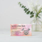 Carte De Visite Service de nettoyage | Boules de savon Boules de s (Debout devant)