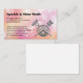 Carte De Visite Service de nettoyage | Boules de savon Boules de s (Devant / Derrière)