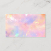 Carte De Visite Service de nettoyage classique Holographe rose dom (Dos)