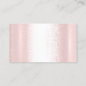 Carte De Visite Service De Nettoyage Classique Maid Grey Rose Arge (Dos)