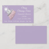 Carte De Visite Service De Nettoyage Classique Salle De Bain Maid  (Devant / Derrière)