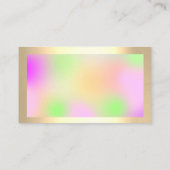 Carte De Visite Service De Nettoyage De Bureau De La Maison Classi (Dos)