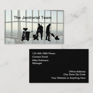Carte De Visite Service de nettoyage de bureaux