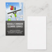 Carte De Visite Service de nettoyage de fenêtres | Icône Nettoyer (Devant / Derrière)