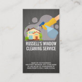 Carte De Visite Service de nettoyage de fenêtres Spray Home (Devant)