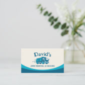 Carte De Visite Service de nettoyage de la démolition et de la dém (Debout devant)