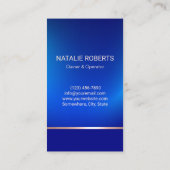 Carte De Visite Service de nettoyage de la maison Blue Maid Entret (Dos)