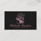 Carte De Visite Service de nettoyage de la maison de Parties scint (Devant)