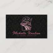 Carte De Visite Service de nettoyage de la maison de Parties scint (Devant)