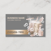 Carte De Visite Service de nettoyage de la maison Fournitures mode (Devant)