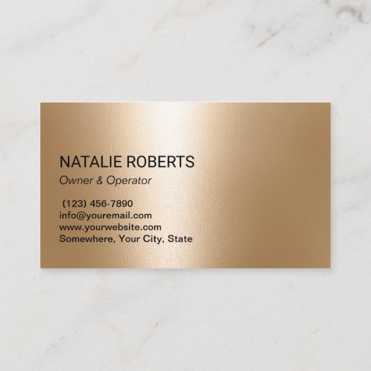 Carte De Visite Service de nettoyage de la maison Moderne Blush Ro (Dos)