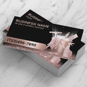 Carte De Visite Service de nettoyage de la maison Parties scintill