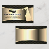 Carte De Visite Service de nettoyage de la voiture Maillage noir m (Devant / Derrière)