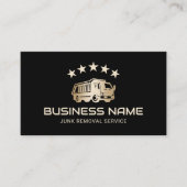 Carte De Visite Service de nettoyage de l'or noir pour l'enlèvemen (Devant)