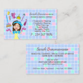 Carte De Visite Service de nettoyage de maison Carrelage Carrelage (Devant / Derrière)