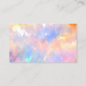 Carte De Visite Service De Nettoyage De Maison Classique Holograph (Dos)