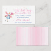 Carte De Visite Service De Nettoyage De Maison De Fée Cute (Devant / Derrière)