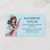 Carte De Visite Service de nettoyage de maison et de bureau (Devant)