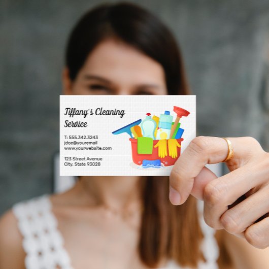 Carte De Visite Service de nettoyage de maison | Fournitures de ne