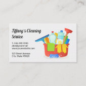 Carte De Visite Service de nettoyage de maison | Fournitures de ne (Devant)