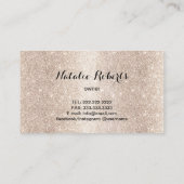 Carte De Visite Service de nettoyage de maison Gold Luxury Spray C (Dos)