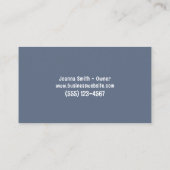 Carte De Visite Service De Nettoyage De Maison Moderne (Dos)