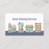 Carte De Visite Service De Nettoyage De Maison Moderne (Devant)