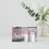 Carte De Visite Service de nettoyage de maison professionnel Code  (Debout devant)