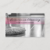 Carte De Visite Service de nettoyage de maison professionnel Code  (Devant)