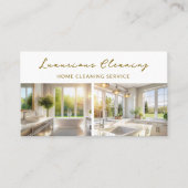 Carte De Visite Service de nettoyage de maison professionnel Code (Devant)