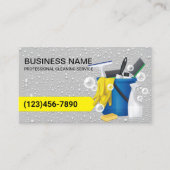 Carte De Visite Service de nettoyage de maison professionnel Détai (Devant)