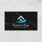 Carte De Visite Service de nettoyage de maison professionnel Marbr (Devant)