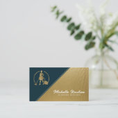 Carte De Visite Service de nettoyage de maison professionnel moder (Debout devant)