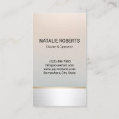 Carte De Visite Service De Nettoyage De Maison Service De Ménage M (Dos)