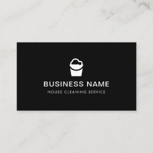 Carte De Visite Service de nettoyage de maison Simple minimaliste 