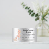 Carte De Visite Service de nettoyage de posh Parties scintillant m (Debout devant)