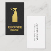 Carte De Visite Service de nettoyage de voiture | Arrière - plan e (Devant / Derrière)