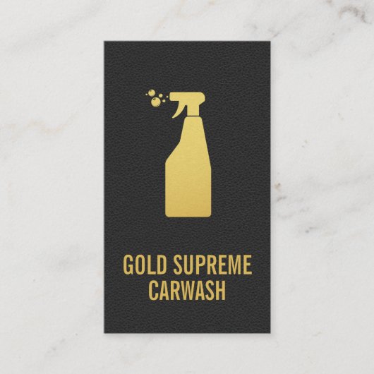 Carte De Visite Service de nettoyage de voiture | Arrière - plan e (Devant)