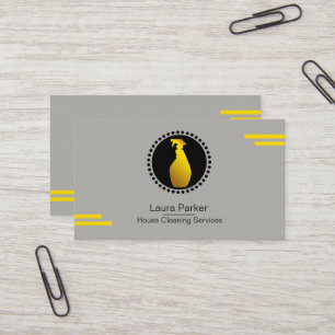 Carte De Visite Service de nettoyage des bouteilles de vaporisateu