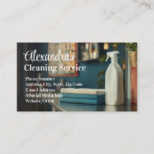 Carte De Visite Service de nettoyage des bureaux commerciaux Entre (Devant)