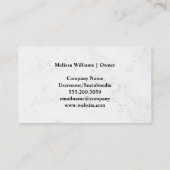 Carte De Visite Service de nettoyage des chiens | Icônes de canicu (Dos)