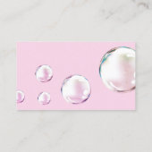 Carte De Visite Service de nettoyage des compartiments des bulles (Dos)