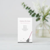 Carte De Visite Service de nettoyage des maisons (Debout devant)