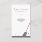 Carte De Visite Service de nettoyage des maisons (Devant)