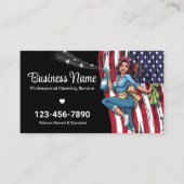 Carte De Visite Service de nettoyage des maisons appartenant à un  (Devant)