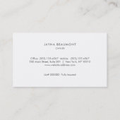 Carte De Visite Service de nettoyage des maisons de séchage et de  (Dos)