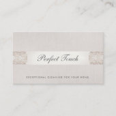 Carte De Visite Service de nettoyage des maisons de séchage et de  (Devant)