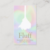 Carte De Visite Service de nettoyage des plumes de la maison (Devant)